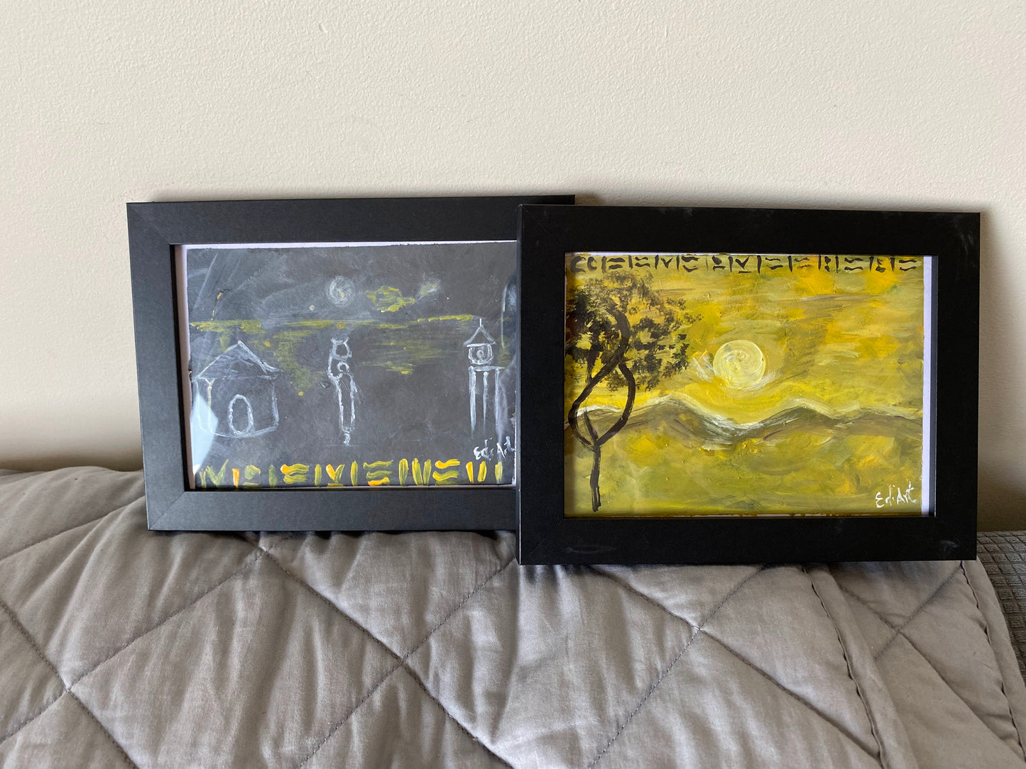 Women of the Land (2 Paintings)