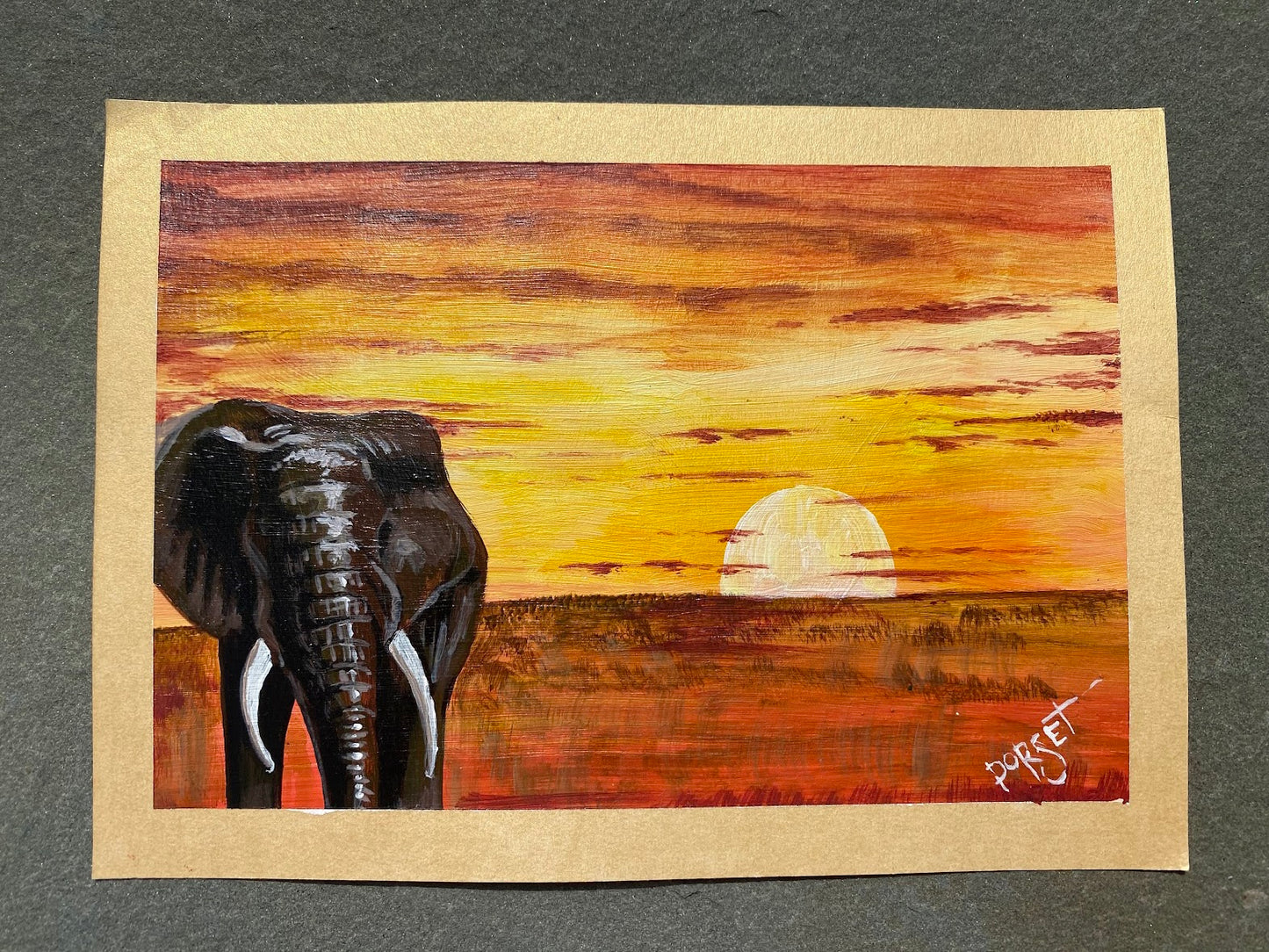 Solitude of the Savannah Painting